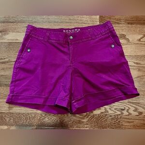 Sonoma modern fit pink khaki shorts